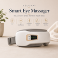 Veluna™ Smart Eye Massager with Heat & Bluetooth